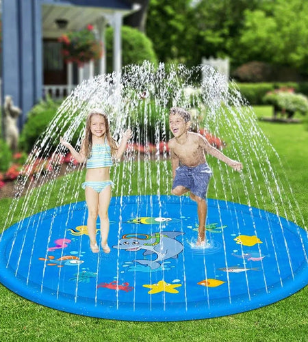 Outdoor Inflatable Water Spray Kids Sprinkler Play Pad