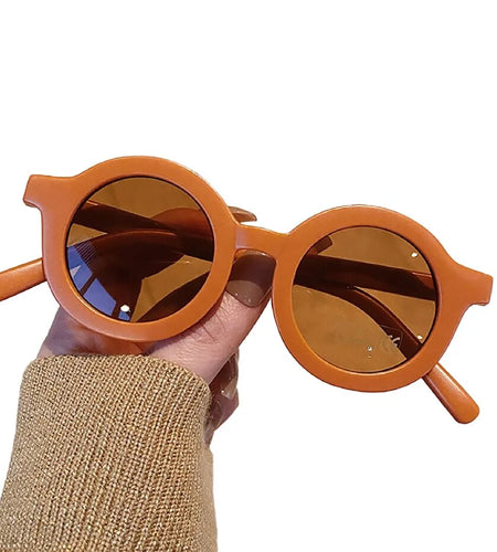 Children's Infant's Retro Solid Color Cute Outdoor Beach Protection For Kids