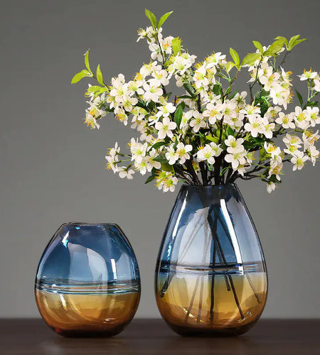 Modern Gradient Light Luxury Minimalist Glass Vase