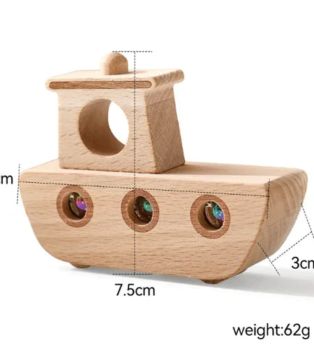 Baby Puzzle Hand Push Sliding Helicopter Toy