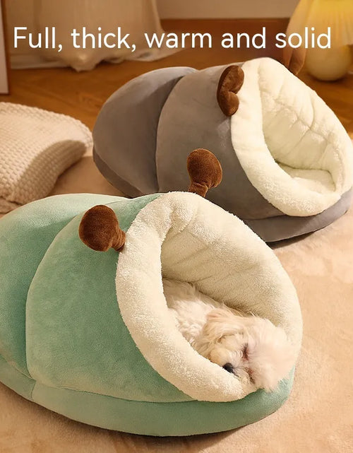 Load image into Gallery viewer, Pet Bed Winter Cat Dog Slippers Small Nest
