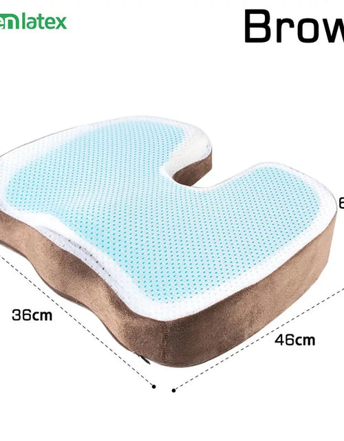 Load image into Gallery viewer, U Shape Silicone Gel Cushion Memory Foam Pillow
