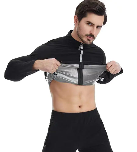 Men's Exercise Waist Corset Shapewear Sauna Suit