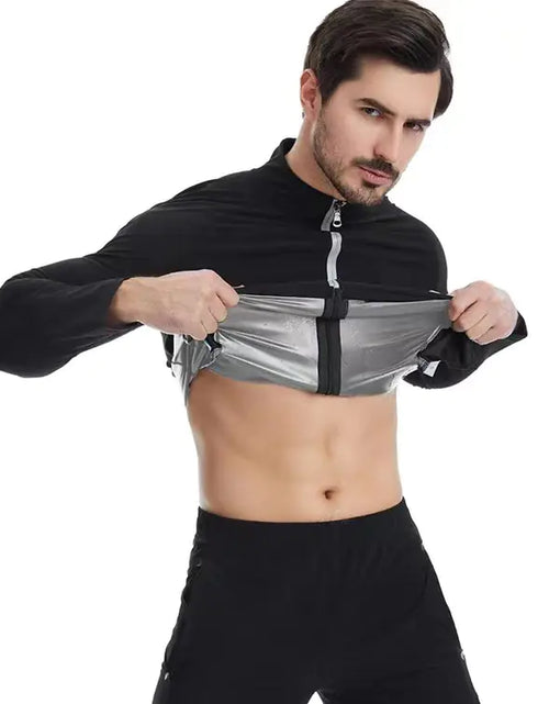 Load image into Gallery viewer, Men&#39;s Exercise Waist Corset Shapewear Sauna Suit
