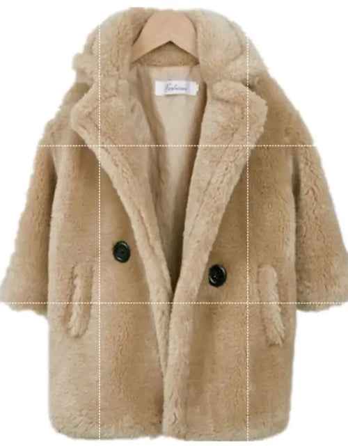 Load image into Gallery viewer, Big Kids Fur Coat In Autumn And Winter Coat
