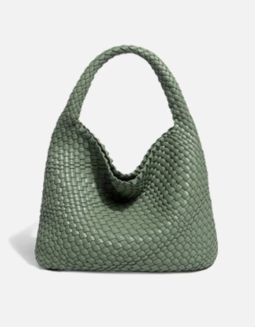 Load image into Gallery viewer, Hand-woven Bucket Soft Leather Bag for Women
