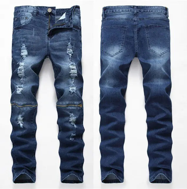 Trendsetter Slim Fit Ripped Jeans
