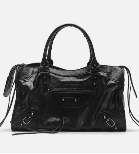 RivetRide Large Crossbody Shoulder Bag