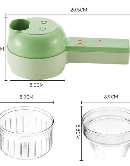 Load image into Gallery viewer, 4 In 1 Electric Vegetable Cutter Set
