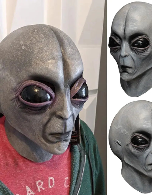 Load image into Gallery viewer, UFO Alien Skull Mask
