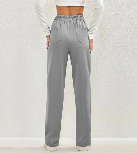 High- Waisted Casual Pants