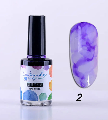 Watercolor Nail Ink