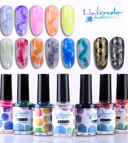Watercolor Nail Ink