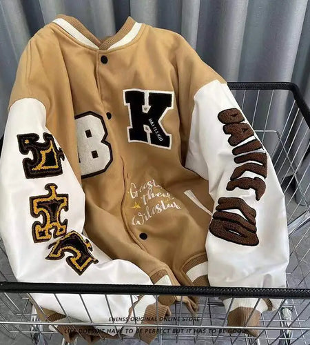 American Retro Couple Loose Jacket