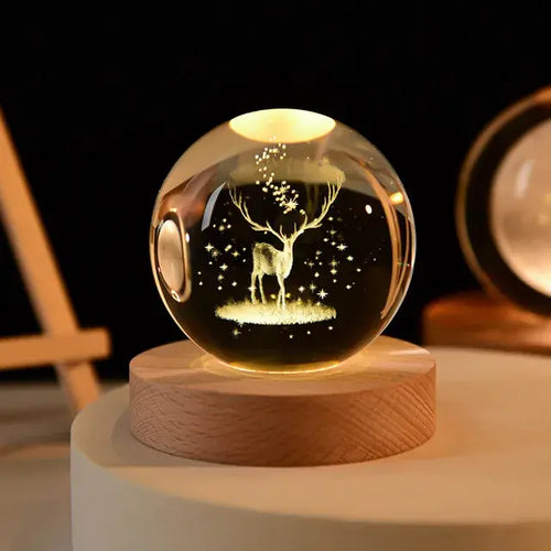 Load image into Gallery viewer, 3D Night Crystal Ball
