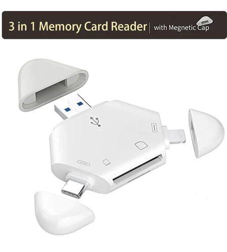 3 In 1 Memory Card Reader