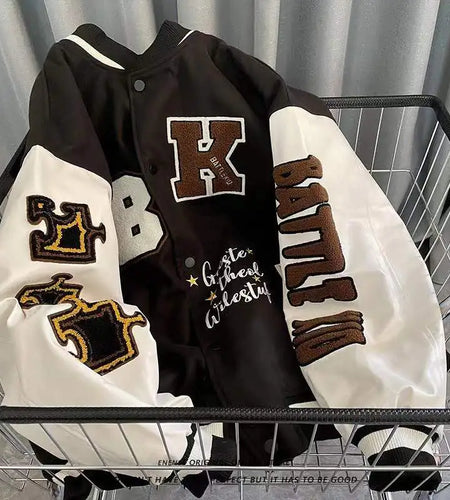 American Retro Couple Loose Jacket