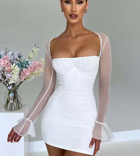 Elegant Backless Sexy Mini Dress