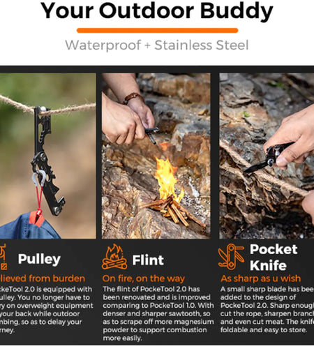 30 in 1 Mini Pocket Survival Tool