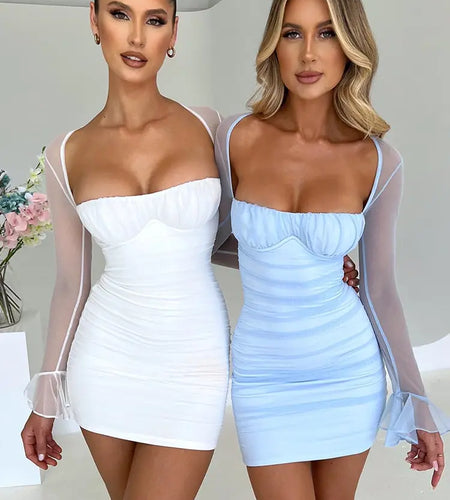 Elegant Backless Sexy Mini Dress