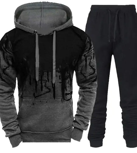 Tracksuit Hoodie and Pants Set