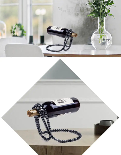 Load image into Gallery viewer, Pearl Necklace Wine Rack
