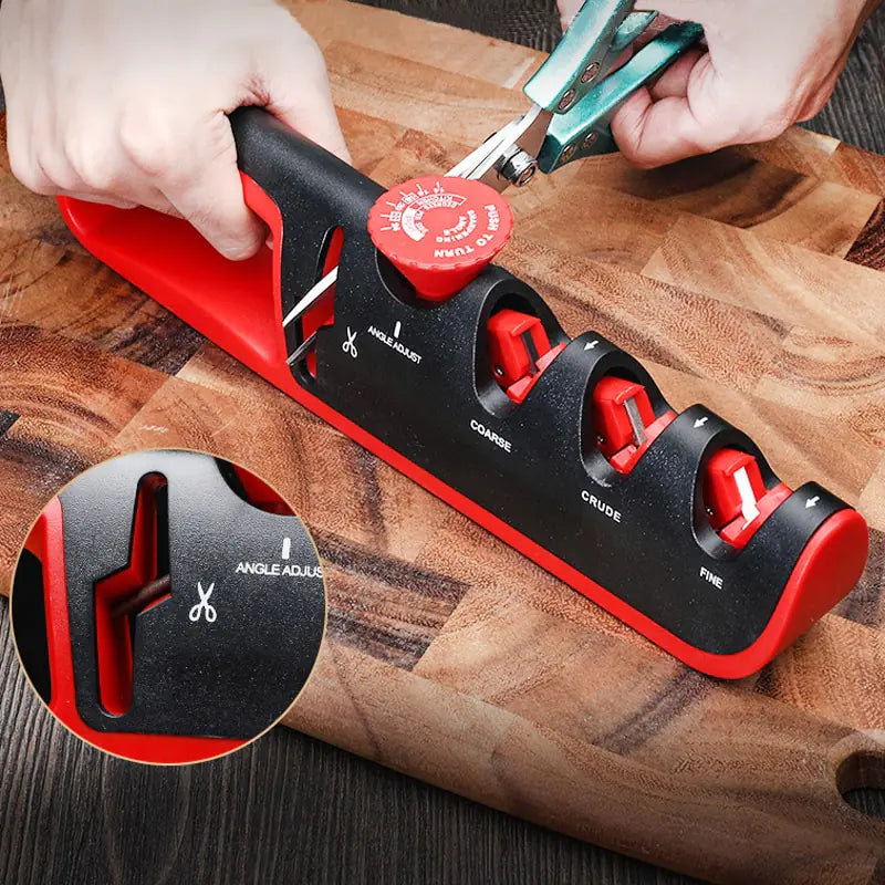 Multifunction 4-in-1 Knife Sharpener