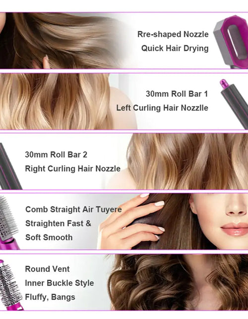 Load image into Gallery viewer, 5-in-1 Curling Comb and Straightener
