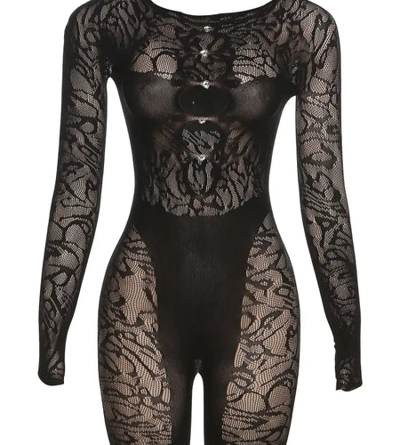 Kliou Mesh Hollow Lingerie