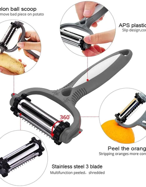 Load image into Gallery viewer, 3 in 1  Multifunctional Kitchen Peeler
