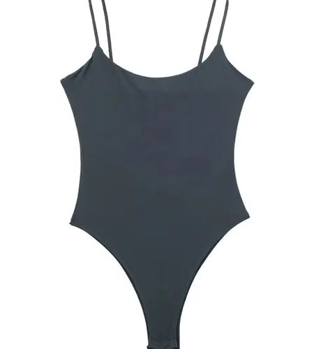 Thin Straps Bodysuit