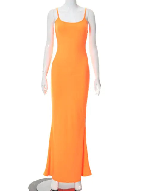 Load image into Gallery viewer, Backless Long Maxi Dress
